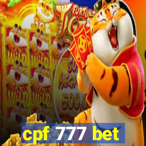 cpf 777 bet